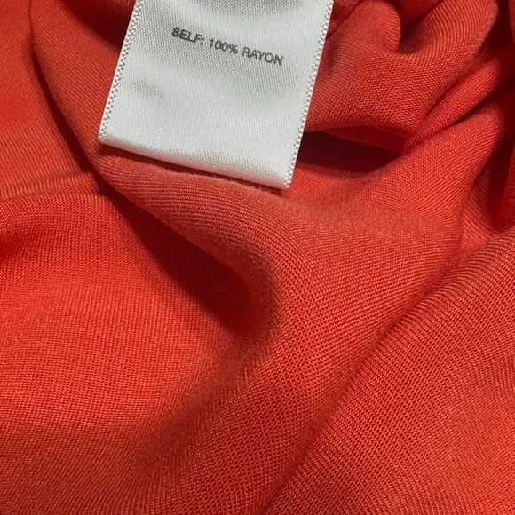 Rose & Olive Vibrant Coral Top - Picture 2 of 5